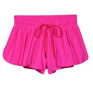 Katie J NYC Farrah Tik Tok shorts in Hot Pink L